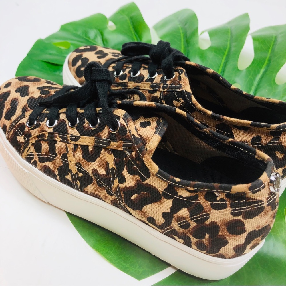 Steve Madden Emi sneakers platform leopard 8.5 - Picture 6 of 8